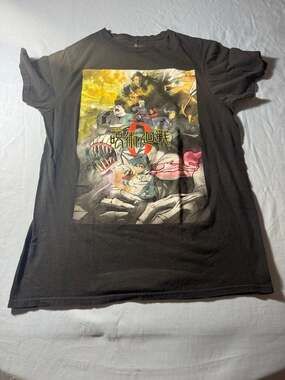 Crunchyroll Jujutsu Kaisen 0 Movie Poster Graphic Anime T-Shirt Black Small